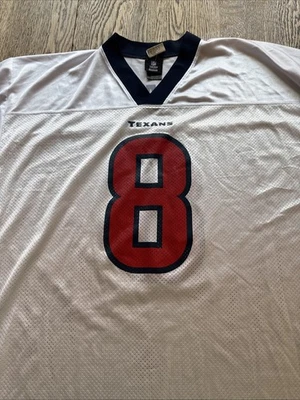 Camiseta deportiva Reebok Houston Texans Matt Schaub #8 auténtica de la NFL talla X-grande XL Foto 1 de 4