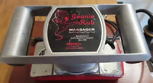 Massaggiatore vintage Morfam Jeanie Rub singola velocità USA M69-315A tessuto profondo funziona! - Foto 1 di 12