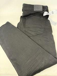 Pantalones de mezclilla negros Jordan Craig calce ajustado para hombre talla 40/32 nuevos con etiquetas - Imagen 1 de 6