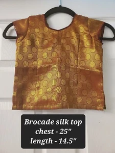 Brocade Choli Top Girls - Picture 1 of 1