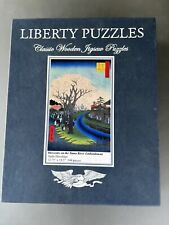 Liberty Classic Wooden Jigsaw Puzzle Blossoms On The Tama River Embankment