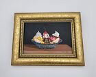 Peinture de nature morte acrylique Doris Risser banane crème glacée fendue sundae art mural