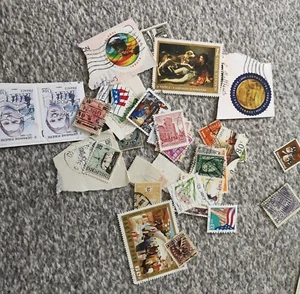 old Postage stamps job lot - Picture 1 of 2