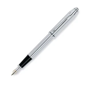 Cross Townsend Platinum Plated Fine Nib Fountain Pen #AT0046-1FD~ New in Box - Picture 1 of 4