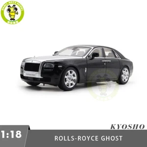 1/18 Rolls-Royce Ghost Kyosho 08802BKS2 Black/Silver Diecast Model Car - Picture 1 of 22