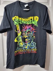 Camisa Manga Corta Connoisseur Stoned 2 The Bone Negra Multicolor M Esqueleto - Imagen 1 de 11