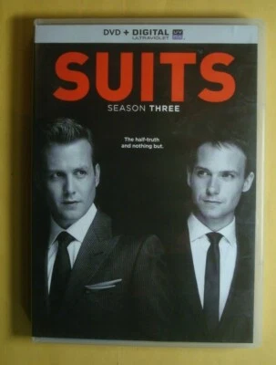 2014 **SUITS - Season THREE - 3** (4 DVD Set) *Meghan MARKLE *Gina TORRES *Macht - Image 1 of 2