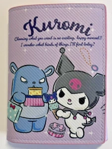 "KUROMI" CHEEKY ICE CREAM CUTE TRIFOLD SNAP WALLET NEW   - Picture 1 of 5