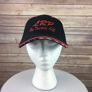 Gorra de béisbol de camión LRP negra/roja ajusta gancho/bucle colección Otto bandera - Imagen 1 de 11