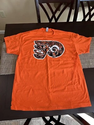 Philadelphia Flyers Fueled By Philly Smart Water Game Giveaway T-shirt Size XL - Image 1 of 4
