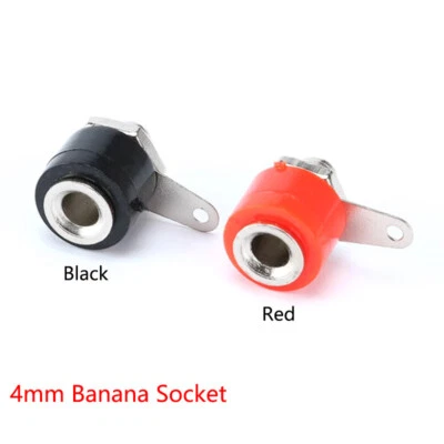 Quality 4mm Banana Panel Socket Test Probe Binding Post Nut Plug Jack Connector - Image 1 of 4