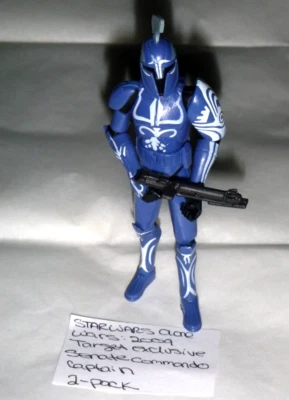 Figura suelta Star Wars The Clone Wars Senator Commando Capitán Jayfon 3,75" 2009 Foto 1 de 4