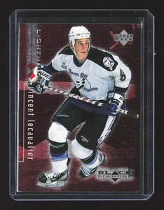1998 Upper Deck Black Diamond #80 Vincent Lecavalier     Tampa Bay Lightning