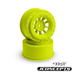 J Concepts - Hazard - Slash Rear, Slash 4X4 Front & Rear Wheel - (Yellow) - 2pc - Picture 1 of 1