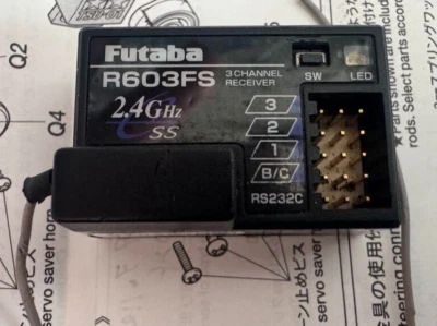 Futaba R603FS Ricevitore telemetrico a 3 canali dal Giappone - Immagine 1 di 3