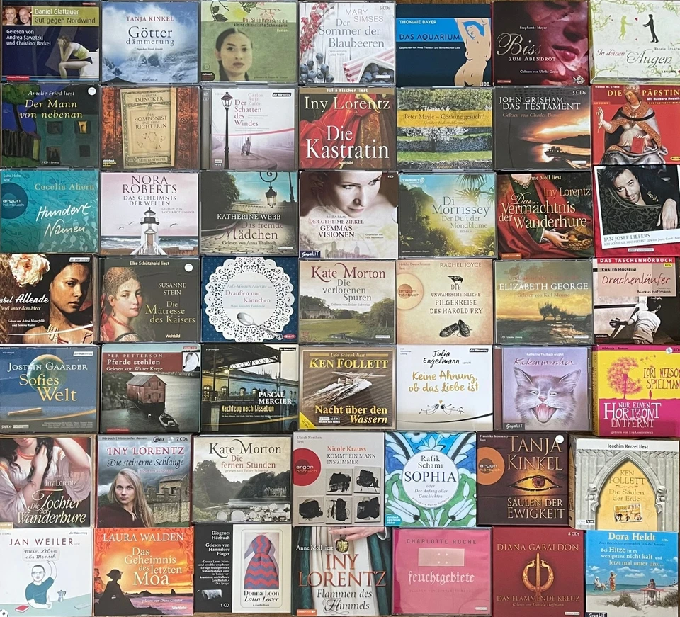 Hörbuch, Hörspiel, Lesungen-Romane Drama Liebe, CD/MP3 CD Auswahl (Nur 1x Porto) - Bild 1 von 1