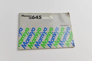 Original Mamiya M645 1000S Instructions   - Picture 1 of 3