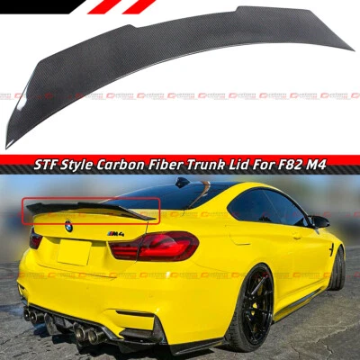PARA BMW F82 M4 2015-20 HIGH KICK FIBRA DE CARBONO PATO ALERÓN MALETERO ALERÓN Foto 1 de 4
