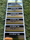 9 x Cobra Fly-Z Stiff Flex Iron Golf Club Shaft Labels