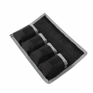 Nylon 4 Pouches Battery Holder Storage Battery Case for DSLR Camera Battery - Picture 1 of 10