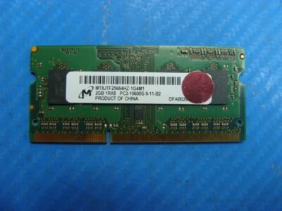 Dell 14" E6420 Micron SO-DIMM RAM Memory 2GB PC3-10600S MT8JSF25664HZ-1G4M1 - Image 1 of 4