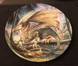 Crown Staffordshire Enchantica The Forest Dragon Collectors Plate - Picture 1 of 4