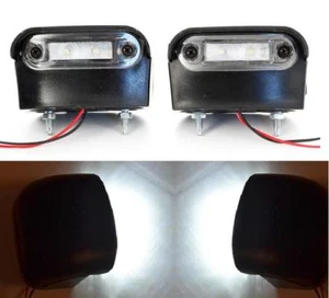 4X LED Trasera Matrícula Frontal Lámparas 24V Para Camión Volvo Man DAF Scania - Imagen 1 de 6