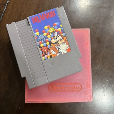 DR MARIO AUTHENTIC Nintendo NES ORIGINAL Game 1985 Japan - NICE! - Image 1 of 4