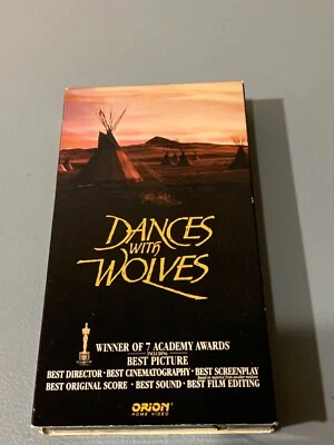 Dances with Wolves (VHS, 1993) Kevin Costner VTG - Image 1 of 4