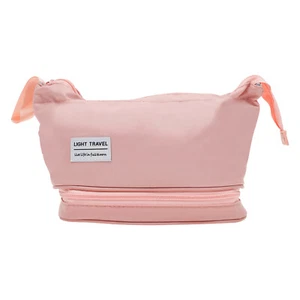 Borsa portaoggetti borse trucco borse cosmetiche da viaggio portatili con tasca interna in rete - Foto 1 di 16