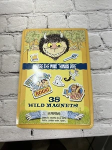 Vintage Where the Wild Things Are 28 Magnets 🧲 Plus Original Metal Case - Picture 1 of 10