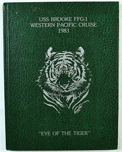 USS Brooke (FFG-1) 1983 Westpac Deployment Cruise Book - Bild 1 von 13