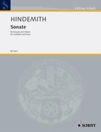 Sonata (1941) Fur Bass-Posaune Und Klavier Paul Hindemith Book [Softcover] Tromb - Image 1 of 4