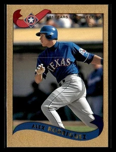 2002 Topps #640 Alex Rodriguez Gold #/2002 - Bild 1 von 2