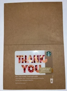 Starbucks 2017 Holiday Thank YouCorporate Edition W/ Holder 6142 Series - Picture 1 of 3
