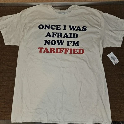 Spirit Halloween Once I Was Afraid Now I'm Tarrified T 恤成人 L 全新 — 第 1/3 张图片