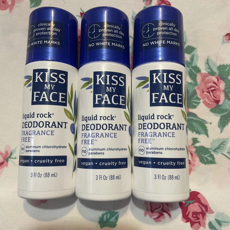 Kiss My Face 0990648 Deodorant Liquid Rock Roll-on Fragrance 3 FL Oz