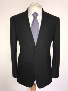 PAUL SMITH - Mens Plain BLACK WOOL SUIT - 42 Short - W36 L29 - GORGEOUS - Picture 1 of 10