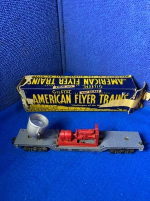 *American Flyer Erie 7210 Flat Car Searchlight w/Generator - Image 1 of 4
