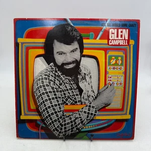 Glen Campbell It's The World Gone Crazy LP Vinyl Record - Picture 1 of 6