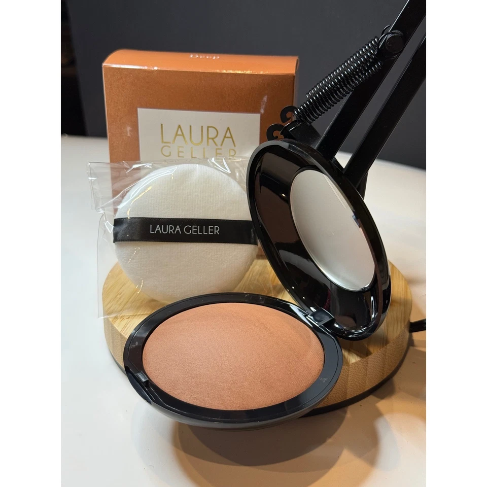 Laura Geller • Double Take Baked Versatile Powder Foundation • Deep • 0.9oz• New - Image 1 of 4