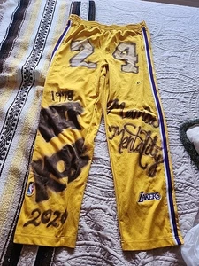 PANTALONES NIKE PARA HOMBRE KOBE BRYANT #24 LAKERS MAMBA MENTALITY BREAKAWAY... GRANDES - Imagen 1 de 17