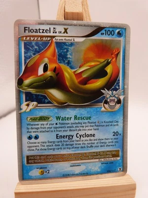 Pokemon Holo Rare Card : Floatzel  104/111  (Rising Rivals) - Image 1 of 4