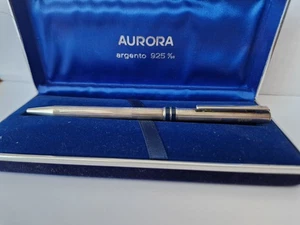 AURORA massives Silbergehäuse 925 - Kugelschreiber. - Bild 1 von 6
