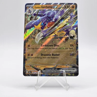 Cynthia's Garchomp EX RR - DRI 104/182 - NM SV10: Destined Rivals - Image 1 of 3