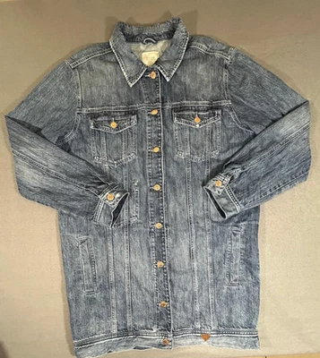 Guess USA Blue Jean Jacket 2 Pocket  Denim Jacket Size L - Image 1 of 4