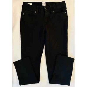 Gap Kids Black Jeggings, Back Pockets, Adjustable Waist - Size Girl’s 10 Regular - Picture 1 of 6