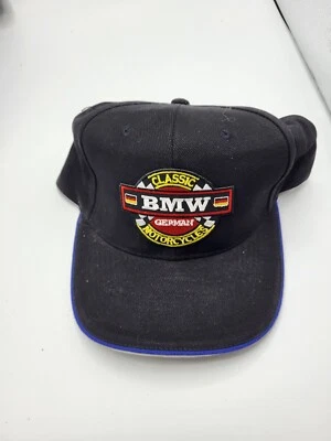 De colección Y2K BMW Motocicletas Clásico Alemán Gorra Ajustable Motociclista Chopper Foto 1 de 2