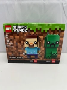 LEGO BRICKHEADZ: Steve & Creeper (41612), New & Sealed MINECRAFT - Picture 1 of 4