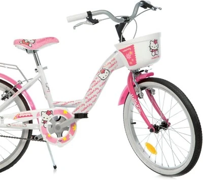 BICI BICICLETTA BAMBINA 7 9 10 11 ANNI BIMBA  HELLO KITTY -  20" - 204R-HK - Immagine 1 di 4